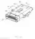 Fig. 14 - Electrical connector assembly having improved shielding shell