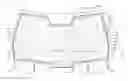 Fig. 01 - Window glass for vehicle