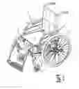 Fig. 02 - Folding wheelchair