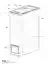 Fig. 02 - Composting device with sliding lid