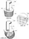 Fig. 28 - Pool skimmer basket system