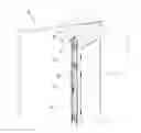 Fig. 01 - Automatic released foldable door having two-way door structure