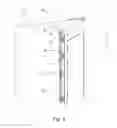 Fig. 04 - Automatic released foldable door having two-way door structure