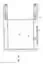 Fig. 44 - Cable management panel with sliding drawer