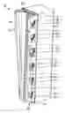 Fig. 01 - Baffle for line array loudspeaker