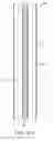 Fig. 16 - Baffle for line array loudspeaker