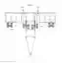 Fig. 02 - Implement wing caster wheel for transport