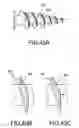Fig. 30 - Vertebral joint implants and delivery tools