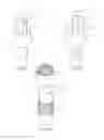 Fig. 11 - Vertebral implants and attachment assemblies