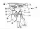 Fig. 01 - Tiltable patient ceiling lift assembly
