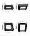 Fig. 03 - Adjustable length complete coverage license plate bumper guard