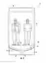 Fig. 04 - Cab for vertical travel with controllable orientation for non-vertical travel