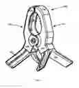 Fig. 09 - Portable shooting stabilization assist clamp