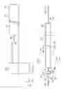 Fig. 09 - Leadframe strip with vertically offset die attach pads between adjacent vertical leadframe columns
