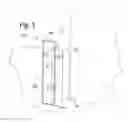Fig. 02 - Vertical urine pad holder for canines