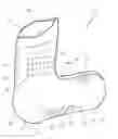 Fig. 01 - Disposable, low friction, breathable bootie for ski boot