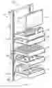 Fig. 02 - Modular wall assembly for a cosmetic fixture system