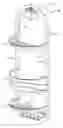 Fig. 01 - Clip for a shower caddy and shower caddy with integrated clip