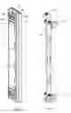 Fig. 09 - Shower door adjusting device and shower door