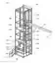 Fig. 01 - Drilling rig stair tower with integrated utility lines and cable tray