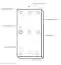 Fig. 01 - Wireless device having a rear panel control to provide advanced touch screen control