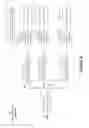 Fig. 10 - High throughput satellite system with optical feeder uplink beams and RF service downlink beams