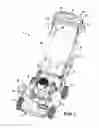 Fig. 02 - Walk power mower having forward and reverse traction drive