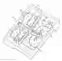 Fig. 01 - Liquid cooled die casting mold with heat sinks