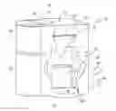 Fig. 01 - Brew basket and filter pack for electric coffee brewing machine