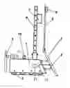 Fig. 02 - Robust device for spreading sand at predetermined dimensions and for placing ducts in a sewerage channel