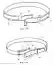 Fig. 35 - Bottle, retaining device and associated elements for carrying containers and other items