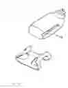 Fig. 80 - Bottle, retaining device and associated elements for carrying containers and other items