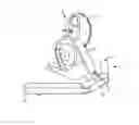 Fig. 01 - Support frame for a gymnastic apparatus, particularly for a cycling simulation device