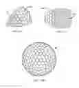 Fig. 16 - Dimple patterns for golf balls