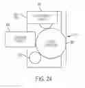 Fig. 27 - 3-D electrostatic printer using track bound platens and registration system