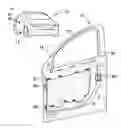 Fig. 01 - Inner support panel for mounting a hardware module of a vehicle door assembly