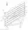 Fig. 06 - Method for producing an injection molded non-skid safety mat incorporating adhering support portions such as for placement upon a sloping roof