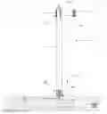 Fig. 01 - Stanchion or post with a spring-loaded assembly