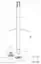Fig. 02 - Stanchion or post with a spring-loaded assembly