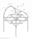 Fig. 01 - Removably mountable roof frame for use with an expandable canopy
