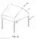 Fig. 12 - Removably mountable roof frame for use with an expandable canopy