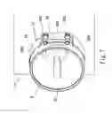 Fig. 08 - Illumination device for infinite mirroring