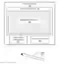 Fig. 01 - TOUCH SENSITIVE DISPLAY WITH DYNAMICALLY MODIFIABLE WRITING SURFACE