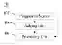 Fig. 01 - Fingerprint identification system, fingerprint identification method, and electronic equipment