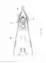 Fig. 08 - Co-located gimbal-based dual stage actuation disk drive head suspension with non-parallel motors