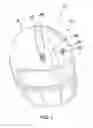 Fig. 02 - Ventilated helmet assembly