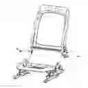 Fig. 01 - Vehicle seat with energy absorption structure