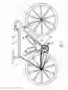 Fig. 03 - Double motor power unit and procedure for mounting the unit onto bicycle frame