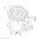 Fig. 07 - Pool cleaner generator module with magnetic coupling
