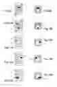 Fig. 05 - Plurality of plugs with locking levers coupled to a plurality of sockets formed integrally with an electrical equipment box panel